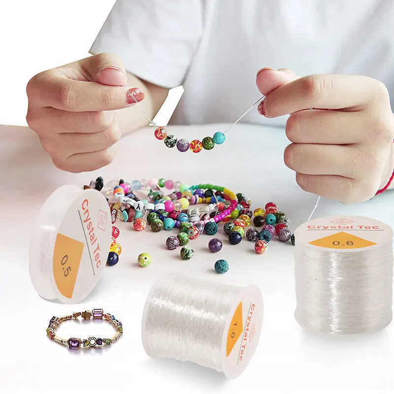50 meter Elastic Rope Cord String Thread for Bracelet / Jewellery Making