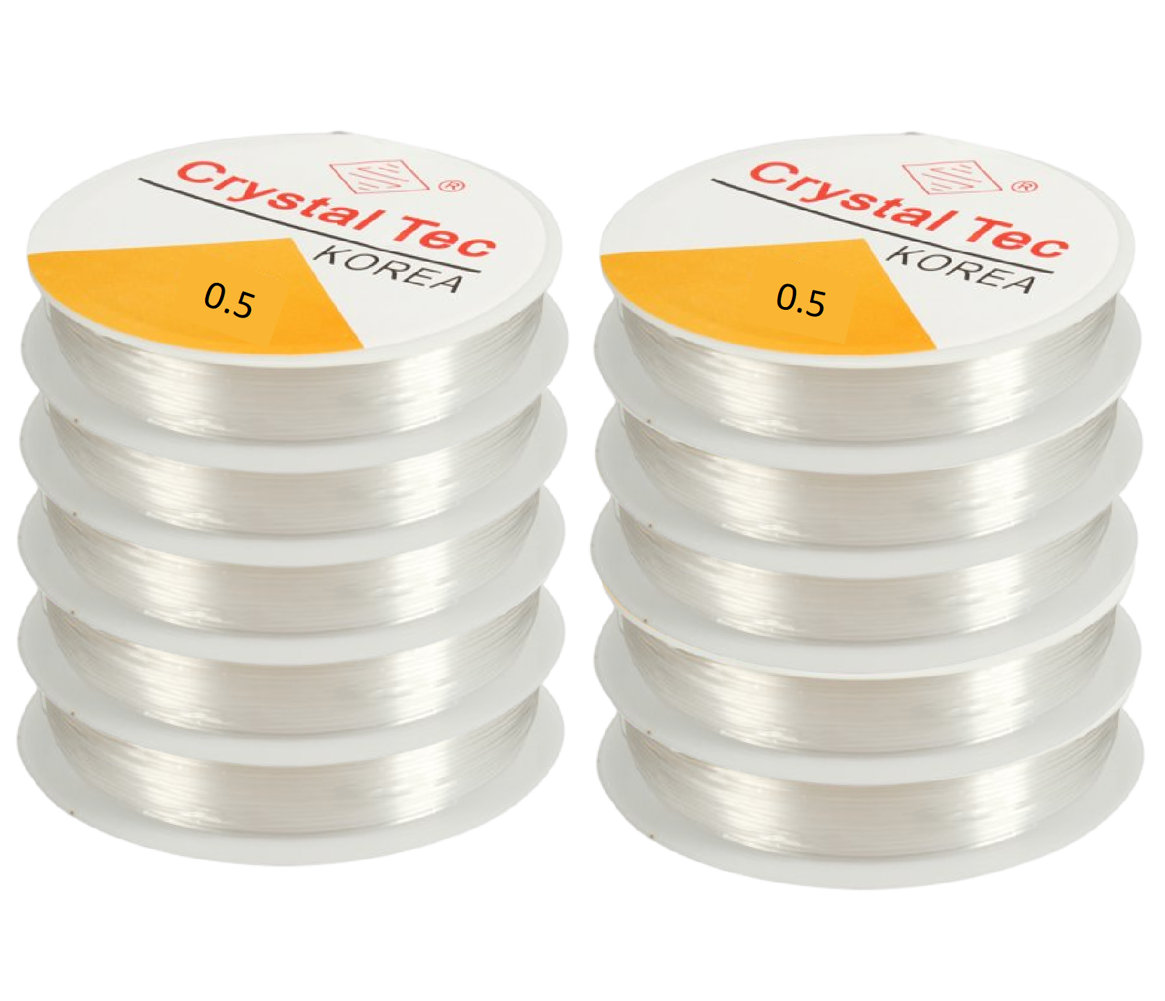 Transparent Elastic Rope Cord String for Bracelet & Jewellery Making – Sizes 0.5mm to 1.0mm