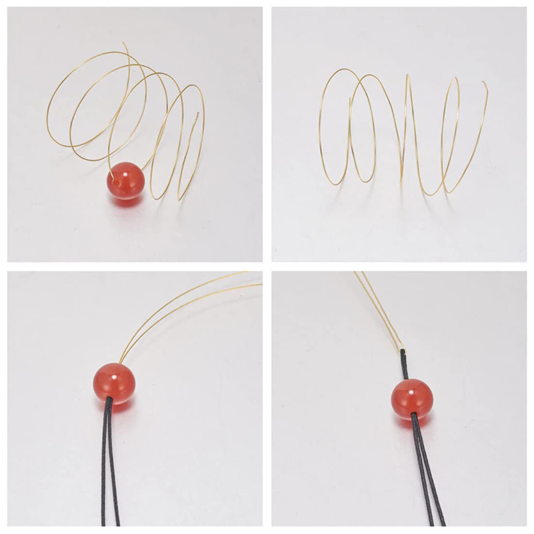 Copper Wire Metallic String for Beading & Jewellery Making – Sizes 0.3mm to 0.5mm