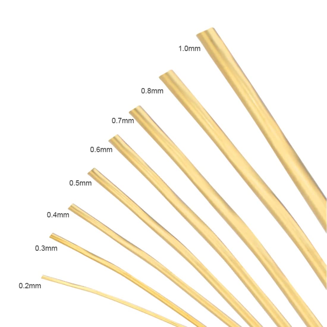 Copper Wire Metallic String for Beading & Jewellery Making – Sizes 0.3mm to 0.5mm