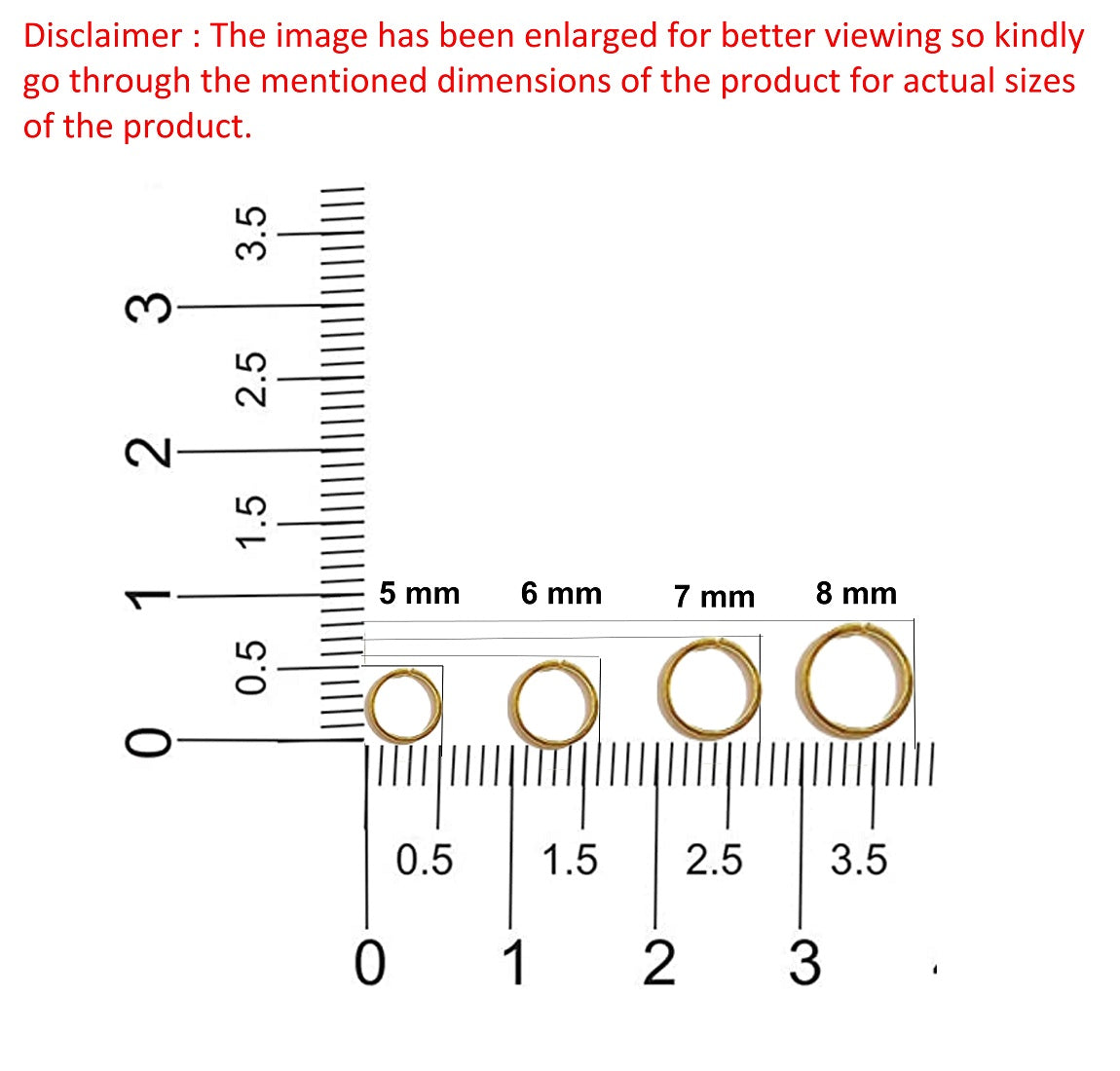 Jump Rings 5mm–8mm for Jewellery Making | Findings for DIY Craft & Repairs