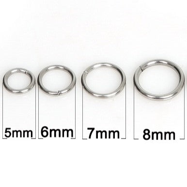 Jump Rings 5mm–8mm for Jewellery Making | Findings for DIY Craft & Repairs