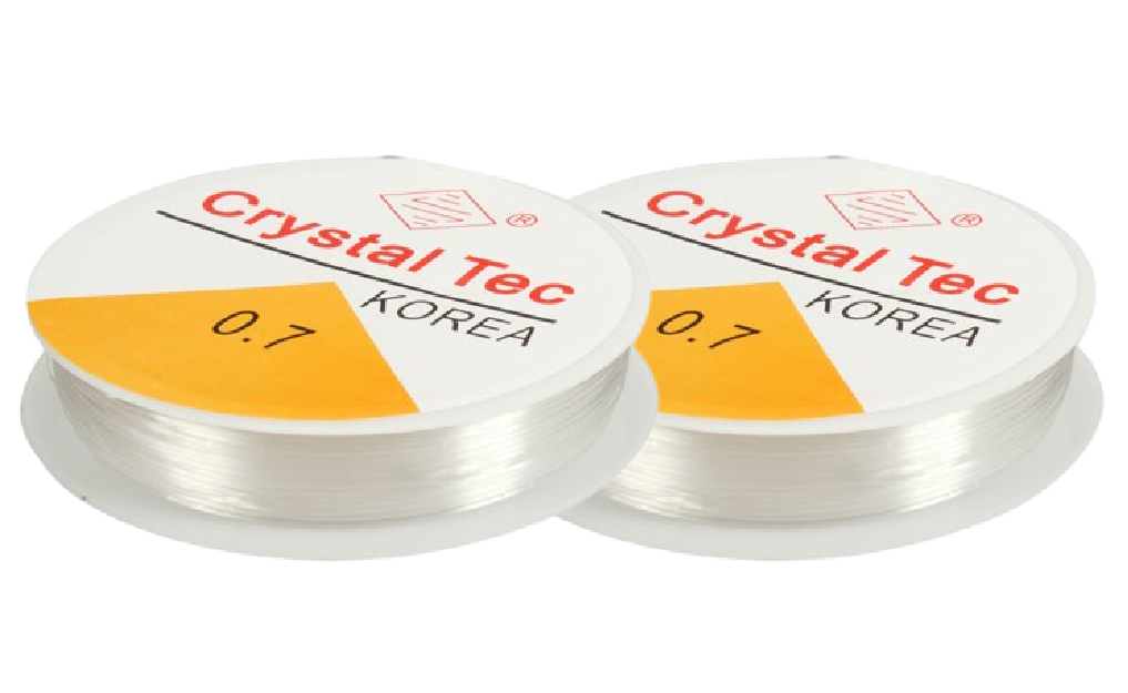 Transparent Elastic Rope Cord String for Bracelet & Jewellery Making – Sizes 0.5mm to 1.0mm