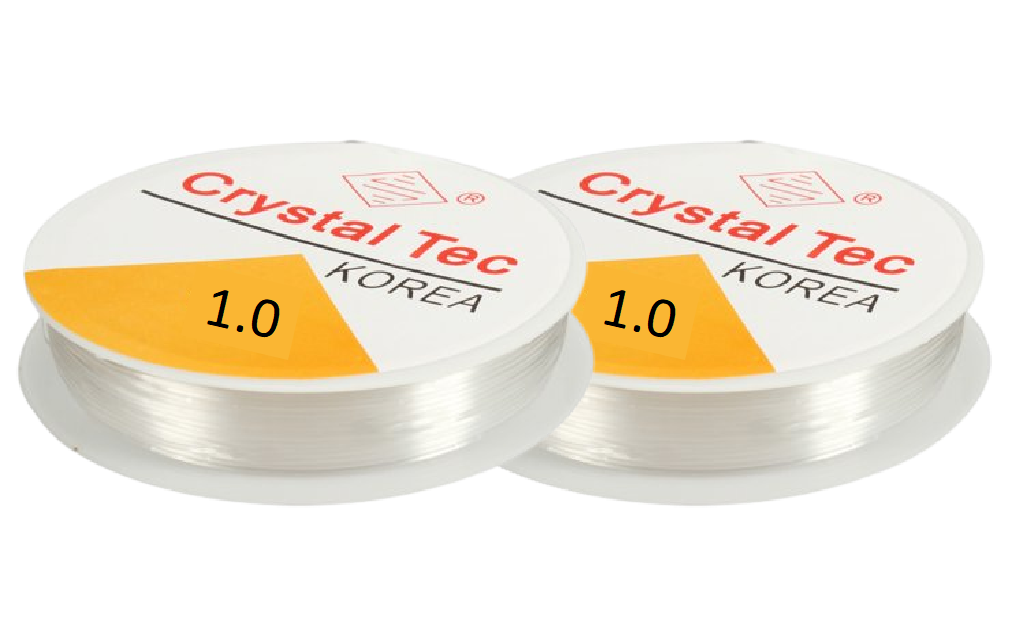 Transparent Elastic Rope Cord String for Bracelet & Jewellery Making – Sizes 0.5mm to 1.0mm