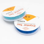 0.8 mm Colored Elastic Rope Cord String Set of 10 for Bracelet & Jewellery Making