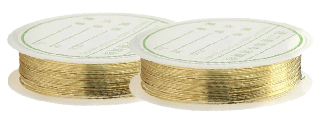 Copper Wire Metallic String for Beading & Jewellery Making – Sizes 0.3mm to 0.5mm