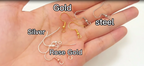 Earring Making Hooks in Silver, Golden & Nickel Plating | Jewellery Making Findings