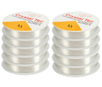 Transparent Elastic Rope Cord String for Bracelet & Jewellery Making – Sizes 0.5mm to 1.0mm