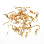 Earring Making Hooks in Silver, Golden & Nickel Plating | Jewellery Making Findings