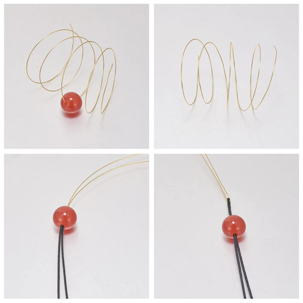 Copper Wire Metallic String for Beading & Jewellery Making – Sizes 0.3mm to 0.5mm