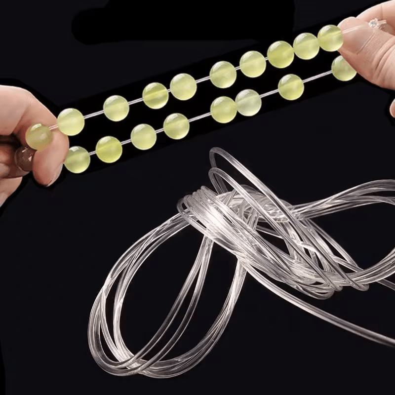 Transparent Elastic Rope Cord String for Bracelet & Jewellery Making – Sizes 0.5mm to 1.0mm