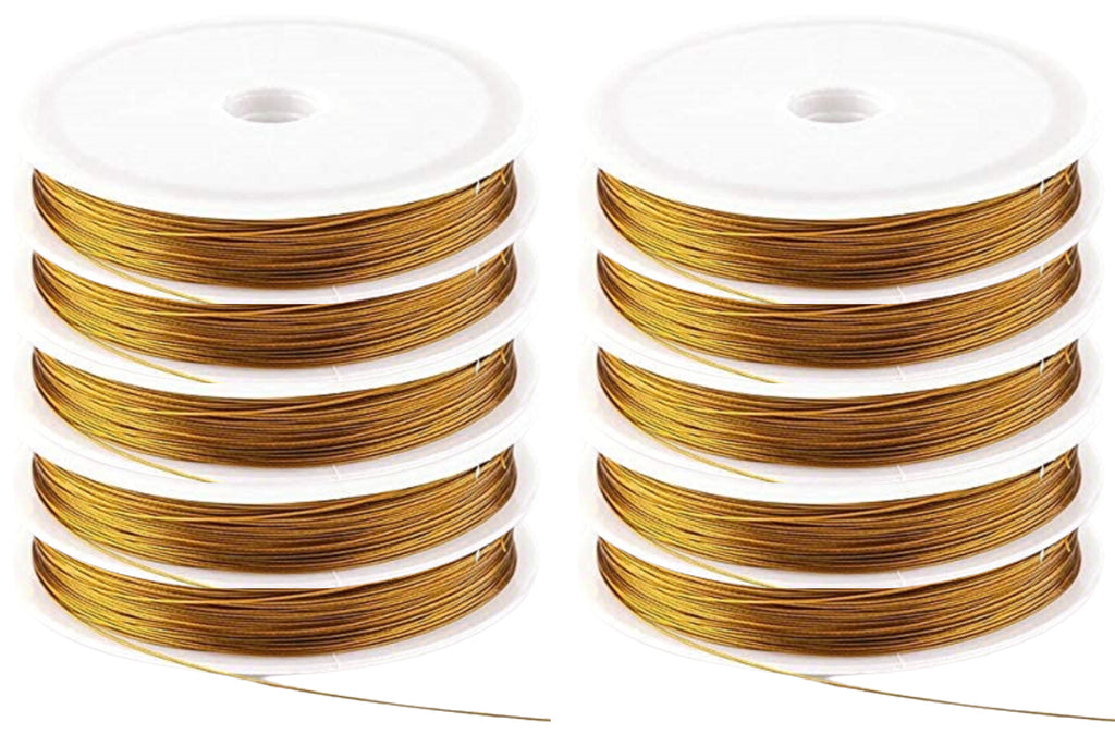 0.45mm Tiger Tail Gear Wire Metallic String for Jewellery Making